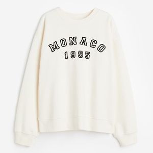 H&M influencer Monaco 1995 sweatshirt